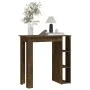 High table with smoked oak shelf 102x50x103.5 cm by vidaXL, Kitchen and dining tables - Ref: Foro24-812963, Price: 65,23 €, D...
