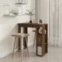 High table with smoked oak shelf 102x50x103.5 cm by vidaXL, Kitchen and dining tables - Ref: Foro24-812963, Price: 65,23 €, D...