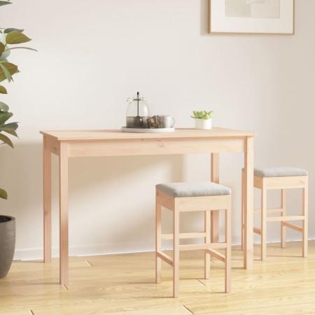 Esstisch aus massivem Kiefernholz, 110 x 55 x 75 cm von vidaXL, Küchen- und Esstische - Ref: Foro24-814249, Preis: 74,23 €, R...