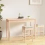 Mesa de comedor madera maciza de pino 110x55x75 cm de vidaXL, Mesas de cocina y de comedor - Ref: Foro24-814249, Precio: 70,7...