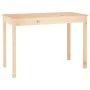 Mesa de comedor madera maciza de pino 110x55x75 cm de vidaXL, Mesas de cocina y de comedor - Ref: Foro24-814249, Precio: 70,7...