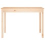 Esstisch aus massivem Kiefernholz, 110 x 55 x 75 cm von vidaXL, Küchen- und Esstische - Ref: Foro24-814249, Preis: 74,23 €, R...