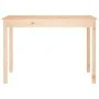 Mesa de comedor madera maciza de pino 110x55x75 cm de vidaXL, Mesas de cocina y de comedor - Ref: Foro24-814249, Precio: 70,7...