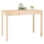 Mesa de comedor madera maciza de pino 110x55x75 cm de vidaXL, Mesas de cocina y de comedor - Ref: Foro24-814249, Precio: 70,7...