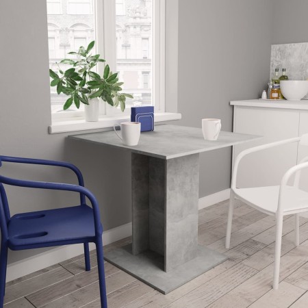 Esstisch Sperrholz Beton grau 80x80x75 cm von vidaXL, Küchen- und Esstische - Ref: Foro24-800256, Preis: 68,27 €, Rabatt: %