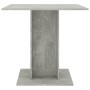 Esstisch Sperrholz Beton grau 80x80x75 cm von vidaXL, Küchen- und Esstische - Ref: Foro24-800256, Preis: 68,27 €, Rabatt: %