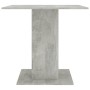 Esstisch Sperrholz Beton grau 80x80x75 cm von vidaXL, Küchen- und Esstische - Ref: Foro24-800256, Preis: 68,27 €, Rabatt: %