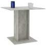 Esstisch Sperrholz Beton grau 80x80x75 cm von vidaXL, Küchen- und Esstische - Ref: Foro24-800256, Preis: 68,27 €, Rabatt: %