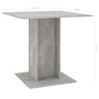 Esstisch Sperrholz Beton grau 80x80x75 cm von vidaXL, Küchen- und Esstische - Ref: Foro24-800256, Preis: 68,27 €, Rabatt: %