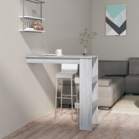 Grauer Bartisch aus Sperrholz, 102 x 45 x 103,5 cm von vidaXL, Küchen- und Esstische - Ref: Foro24-817223, Preis: 56,98 €, Ra...