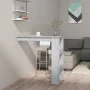 Gray plywood wall bar table 102x45x103.5cm by vidaXL, Kitchen and dining tables - Ref: Foro24-817223, Price: 56,18 €, Discoun...