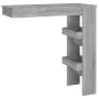 Grauer Bartisch aus Sperrholz, 102 x 45 x 103,5 cm von vidaXL, Küchen- und Esstische - Ref: Foro24-817223, Preis: 56,98 €, Ra...