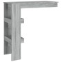 Grauer Bartisch aus Sperrholz, 102 x 45 x 103,5 cm von vidaXL, Küchen- und Esstische - Ref: Foro24-817223, Preis: 56,98 €, Ra...