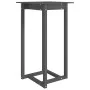 Gray solid pine wood high bar table 60x60x110 cm by vidaXL, Kitchen and dining tables - Ref: Foro24-822179, Price: 73,59 €, D...