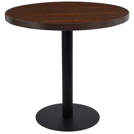 Dark brown 80 cm MDF bistro table by vidaXL, Kitchen and dining tables - Ref: Foro24-286425, Price: 153,59 €, Discount: %