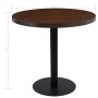 Dunkelbrauner MDF Bistrotisch 80 cm von vidaXL, Küchen- und Esstische - Ref: Foro24-286425, Preis: 150,42 €, Rabatt: %