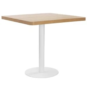 Light brown MDF bistro table 80x80 cm by vidaXL, Kitchen and dining tables - Ref: Foro24-286432, Price: 177,86 €, Discount: %