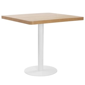Mesa de bistró MDF marrón claro 80x80 cm de vidaXL, Mesas de cocina y de comedor - Ref: Foro24-286432, Precio: 211,33 €, Desc...