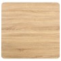 Hellbrauner MDF-Bistrotisch 80x80 cm von vidaXL, Küchen- und Esstische - Ref: Foro24-286432, Preis: 211,33 €, Rabatt: %