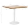 Hellbrauner MDF-Bistrotisch 80x80 cm von vidaXL, Küchen- und Esstische - Ref: Foro24-286432, Preis: 211,33 €, Rabatt: %