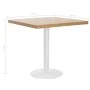 Light brown MDF bistro table 80x80 cm by vidaXL, Kitchen and dining tables - Ref: Foro24-286432, Price: 177,86 €, Discount: %
