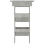Grauer Bartisch aus Sperrholz, 102 x 45 x 103,5 cm von vidaXL, Küchen- und Esstische - Ref: Foro24-811785, Preis: 61,90 €, Ra...