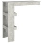 Grauer Bartisch aus Sperrholz, 102 x 45 x 103,5 cm von vidaXL, Küchen- und Esstische - Ref: Foro24-811785, Preis: 61,90 €, Ra...
