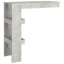 Gray plywood wall bar table 102x45x103.5cm by vidaXL, Kitchen and dining tables - Ref: Foro24-811785, Price: 60,62 €, Discoun...