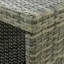 Bar table storage shelf 120x60x110cm gray synthetic rattan by vidaXL, Kitchen and dining tables - Ref: Foro24-313477, Price: ...