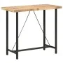 Solid mango wood bar table, rough texture, 120x58x107 cm by vidaXL, Kitchen and dining tables - Ref: Foro24-286611, Price: 26...