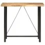 Solid mango wood bar table, rough texture, 120x58x107 cm by vidaXL, Kitchen and dining tables - Ref: Foro24-286611, Price: 26...