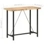 Solid mango wood bar table, rough texture, 120x58x107 cm by vidaXL, Kitchen and dining tables - Ref: Foro24-286611, Price: 26...