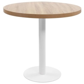 Hellbrauner MDF-Bistrotisch 80 cm von vidaXL, Küchen- und Esstische - Ref: Foro24-286423, Preis: 186,62 €, Rabatt: %