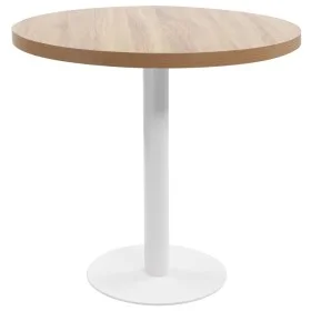 Light brown MDF bistro table 80 cm by vidaXL, Kitchen and dining tables - Ref: Foro24-286423, Price: 174,78 €, Discount: %