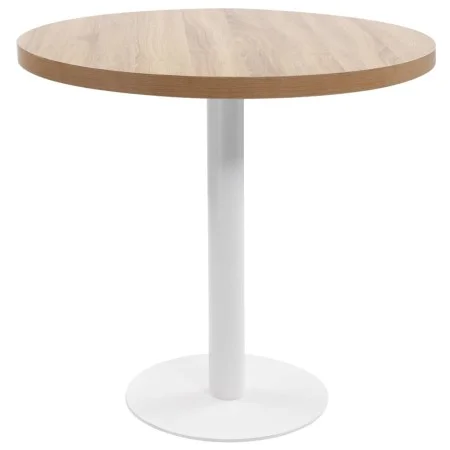 Hellbrauner MDF-Bistrotisch 80 cm von vidaXL, Küchen- und Esstische - Ref: Foro24-286423, Preis: 178,51 €, Rabatt: %