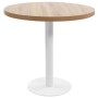 Hellbrauner MDF-Bistrotisch 80 cm von vidaXL, Küchen- und Esstische - Ref: Foro24-286423, Preis: 186,62 €, Rabatt: %