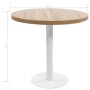 Hellbrauner MDF-Bistrotisch 80 cm von vidaXL, Küchen- und Esstische - Ref: Foro24-286423, Preis: 186,62 €, Rabatt: %