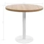 Hellbrauner MDF-Bistrotisch 80 cm von vidaXL, Küchen- und Esstische - Ref: Foro24-286423, Preis: 178,51 €, Rabatt: %