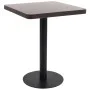 Dunkelbrauner MDF Bistro Gartentisch 60x60 cm von vidaXL, Küchen- und Esstische - Ref: Foro24-286431, Preis: 112,37 €, Rabatt: %