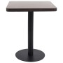 Mesa de jardín bistró MDF marrón oscuro 60x60 cm de vidaXL, Mesas de cocina y de comedor - Ref: Foro24-286431, Precio: 105,88...
