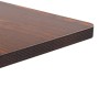 Mesa de jardín bistró MDF marrón oscuro 60x60 cm de vidaXL, Mesas de cocina y de comedor - Ref: Foro24-286431, Precio: 105,88...