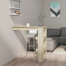 Sonoma oak plywood wall bar table 102x45x103.5cm by vidaXL, Kitchen and dining tables - Ref: Foro24-811784, Price: 56,92 €, D...