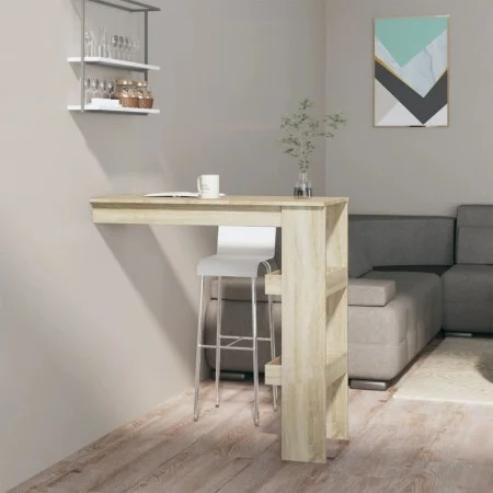 Sonoma oak plywood wall bar table 102x45x103.5cm by vidaXL, Kitchen and dining tables - Ref: Foro24-811784, Price: 57,21 €, D...