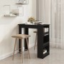 Stehtisch Ablageregal Sperrholz schwarz 102x50x103,5 cm von vidaXL, Küchen- und Esstische - Ref: Foro24-809468, Preis: 87,88 ...