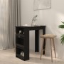 Stehtisch Ablageregal Sperrholz schwarz 102x50x103,5 cm von vidaXL, Küchen- und Esstische - Ref: Foro24-809468, Preis: 87,88 ...