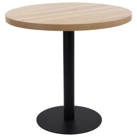 Light brown MDF bistro table 80 cm by vidaXL, Kitchen and dining tables - Ref: Foro24-286424, Price: 190,89 €, Discount: %
