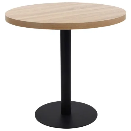 Light brown MDF bistro table 80 cm by vidaXL, Kitchen and dining tables - Ref: Foro24-286424, Price: 159,87 €, Discount: %