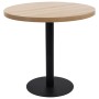 Light brown MDF bistro table 80 cm by vidaXL, Kitchen and dining tables - Ref: Foro24-286424, Price: 199,41 €, Discount: %