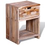 Nachttisch aus recyceltem Teakholz mit Schublade von vidaXL, Nachttische - Ref: Foro24-241715, Preis: 96,26 €, Rabatt: %
