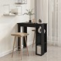 Bartisch mit schwarzem Sperrholzregal 102x50x103,5 cm von vidaXL, Küchen- und Esstische - Ref: Foro24-809459, Preis: 74,75 €,...
